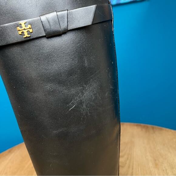 Tory Burch Everly Knee High Leather Riding Boots Tall Black Equestrian Women’s 7 - Picture 5 of 13